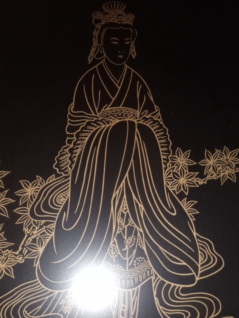 RARE 1949 Kyoto Hanga-In Japanese Woodblock Prints Pair - Confucius & Sage